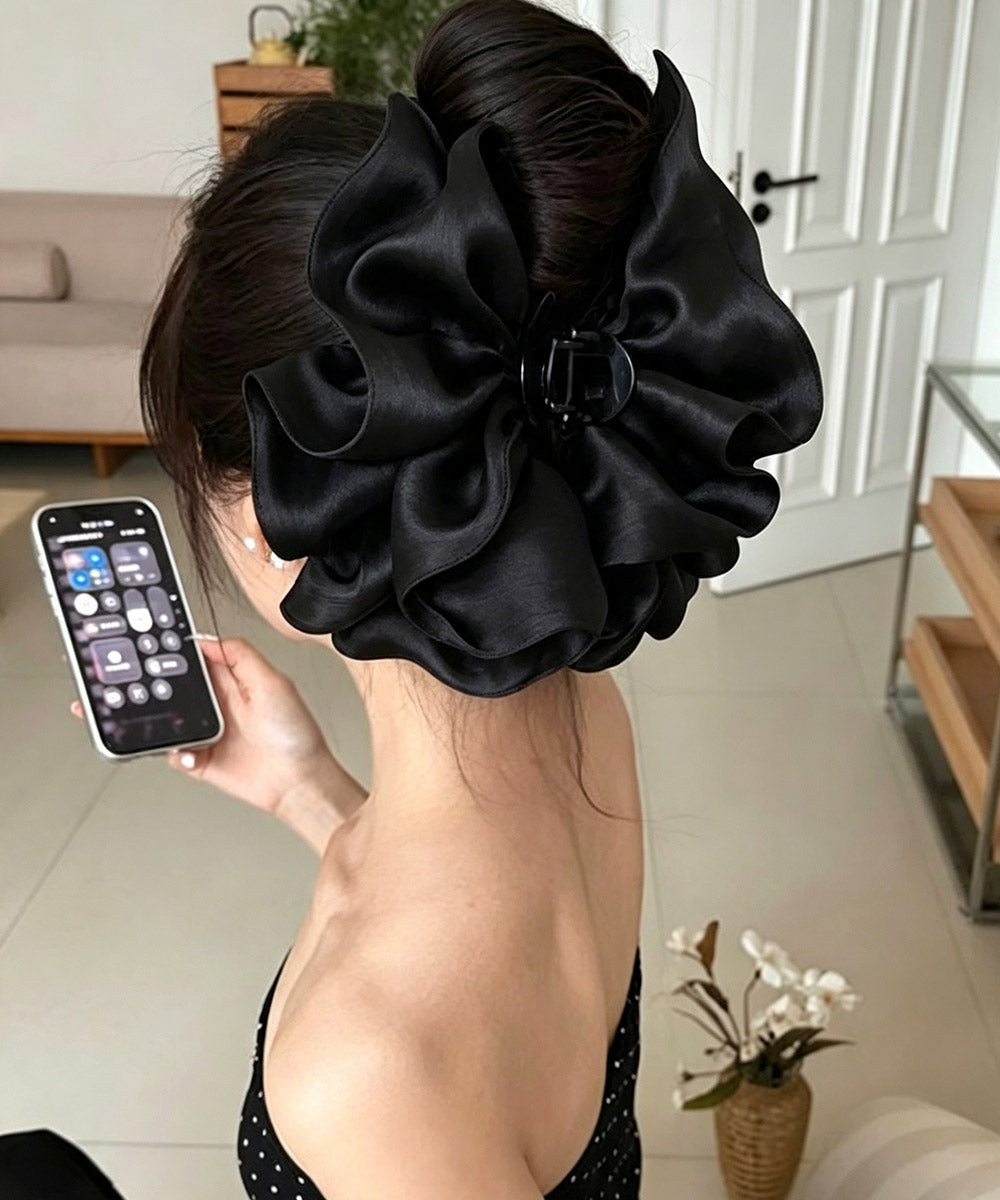 大きめヘアクリップボリュームヘアクリップ ブラック