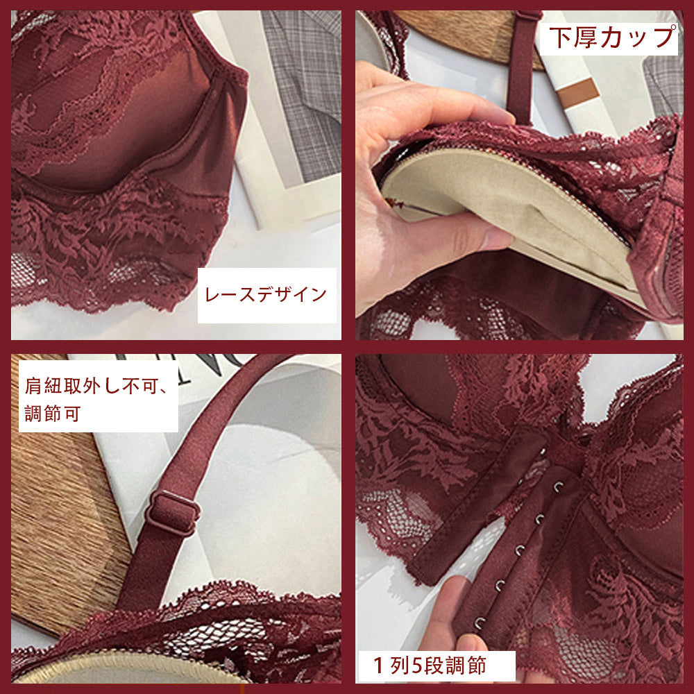 フロントホック下着セット レディースブラ 詳細画像5