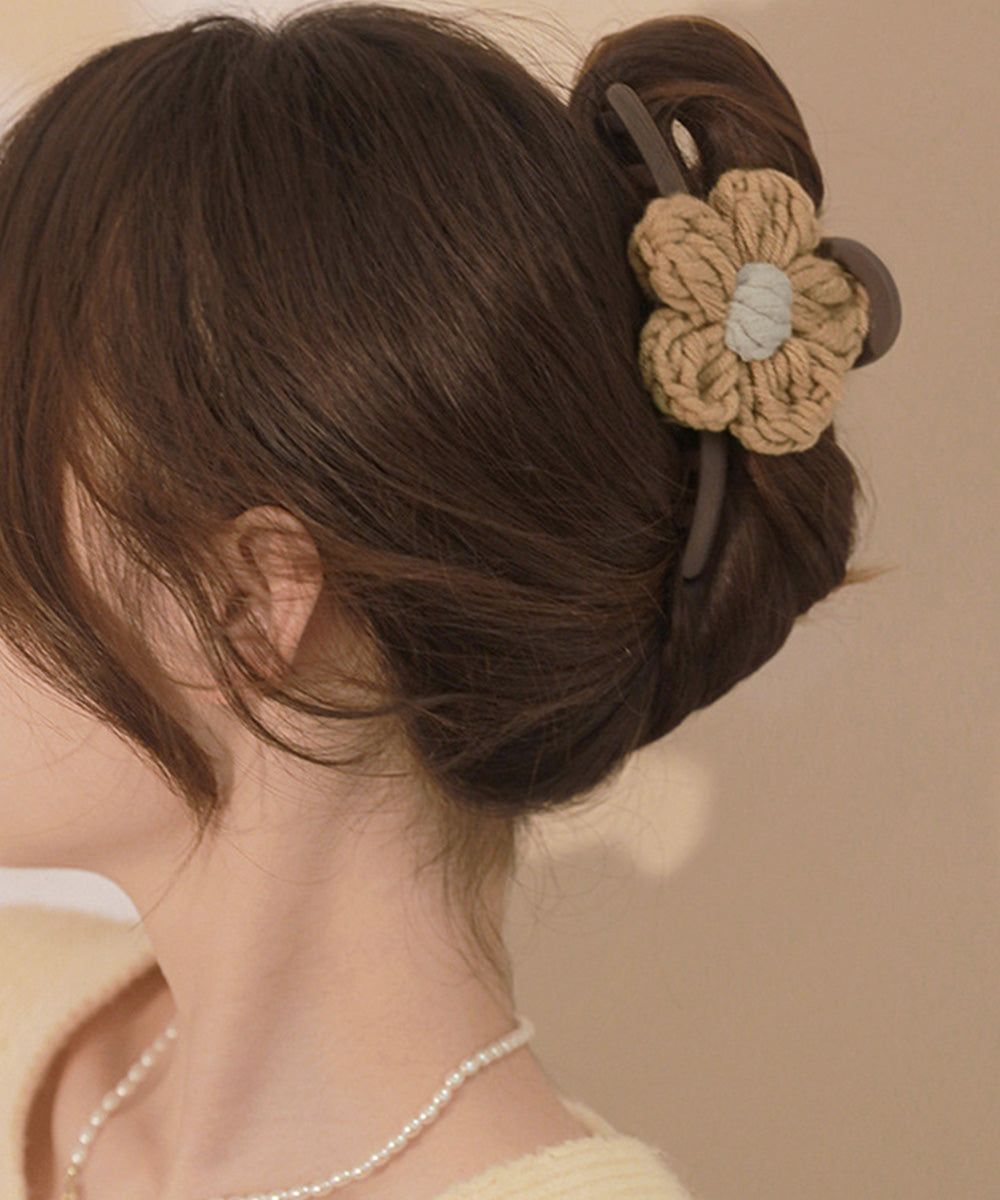 ヘアクリップレディース 花バンスクリップ 詳細画像2