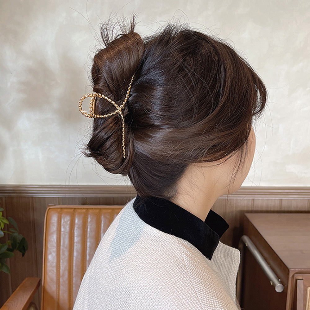 フラワーバンスクリップパールヘアクリップ 詳細画像9