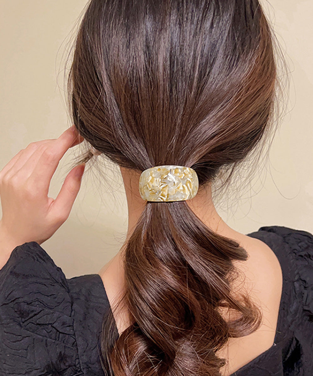 ミックスカラーカーブヘアゴムレトロお洒落 詳細画像10