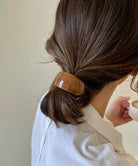 ミックスカラーカーブヘアゴムレトロお洒落