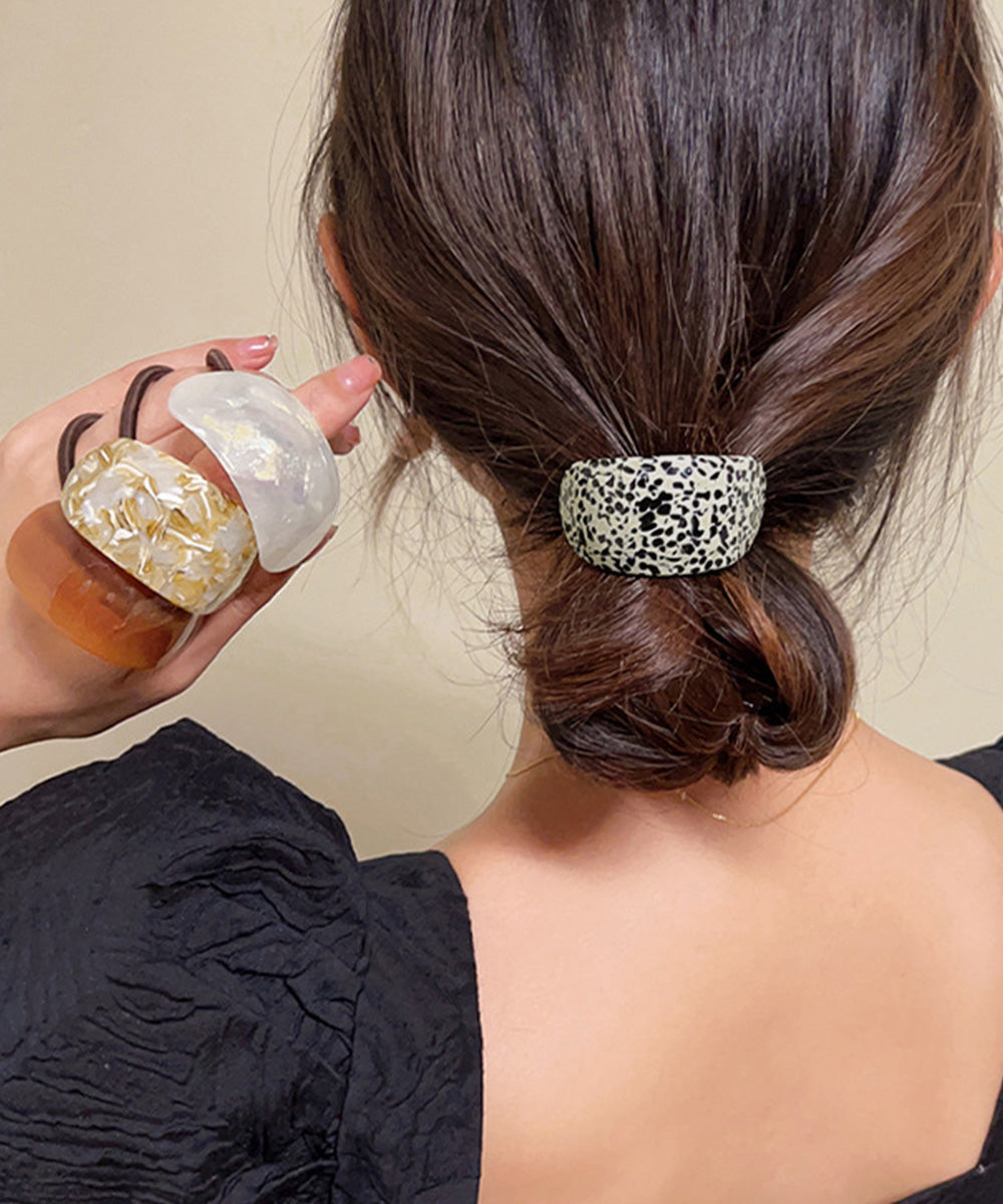 ミックスカラーカーブヘアゴムレトロお洒落 詳細画像5