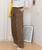 ワイドパンツハイウエストストレートパンツ