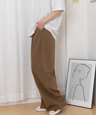 ワイドパンツハイウエストストレートパンツ