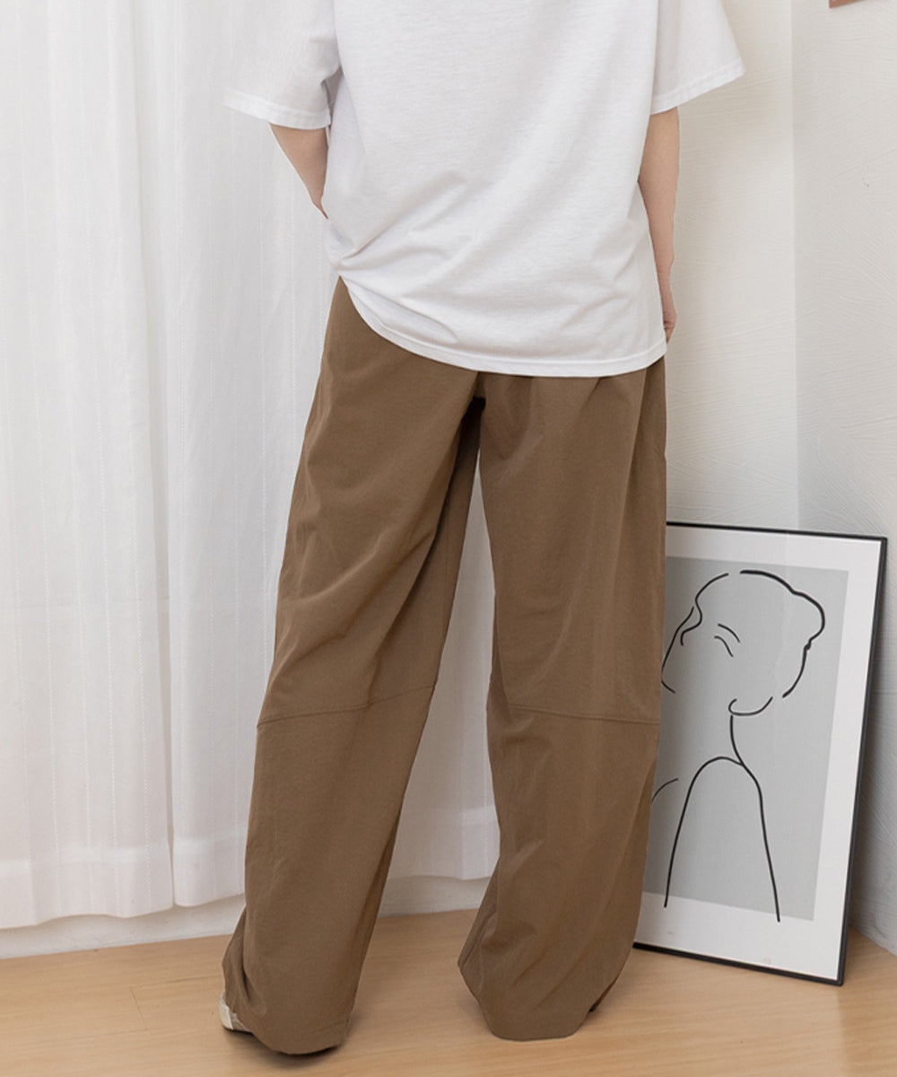 ワイドパンツハイウエストストレートパンツ