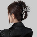 メタルヘアクリップ バンスクリップ 韓国 シルバー