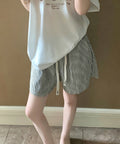 総柄ショートパンツルームウェアパンツ夏用 パジャマズボン 薄手部屋着ボトムスゆったりショーパンチェック柄ハーフパンツ 迷彩柄リラックスパンツ 楽ちんヒョウ柄短パン 2YIKE-013