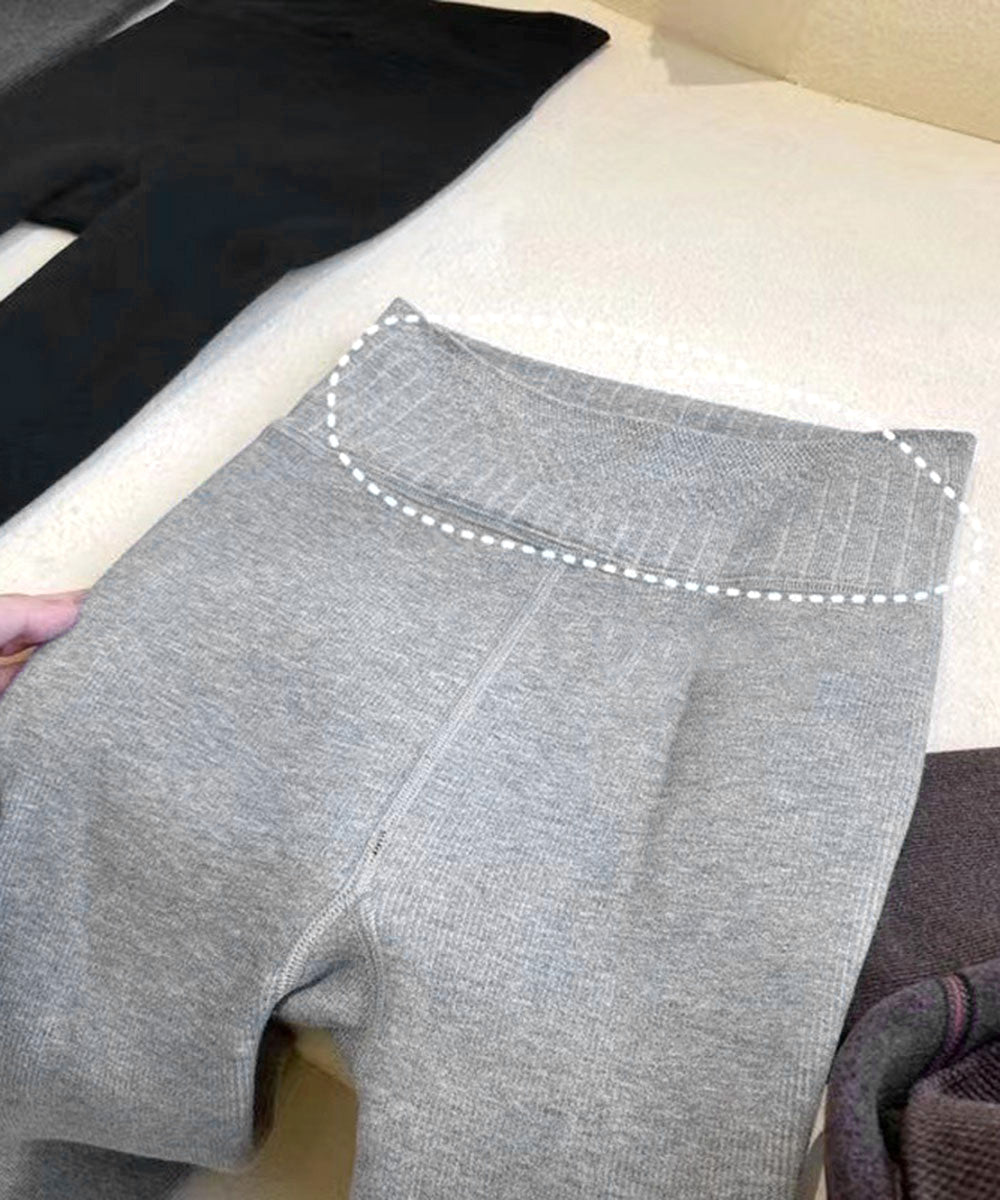 裏起毛レギンス ハイウエスト厚手タイツ冬