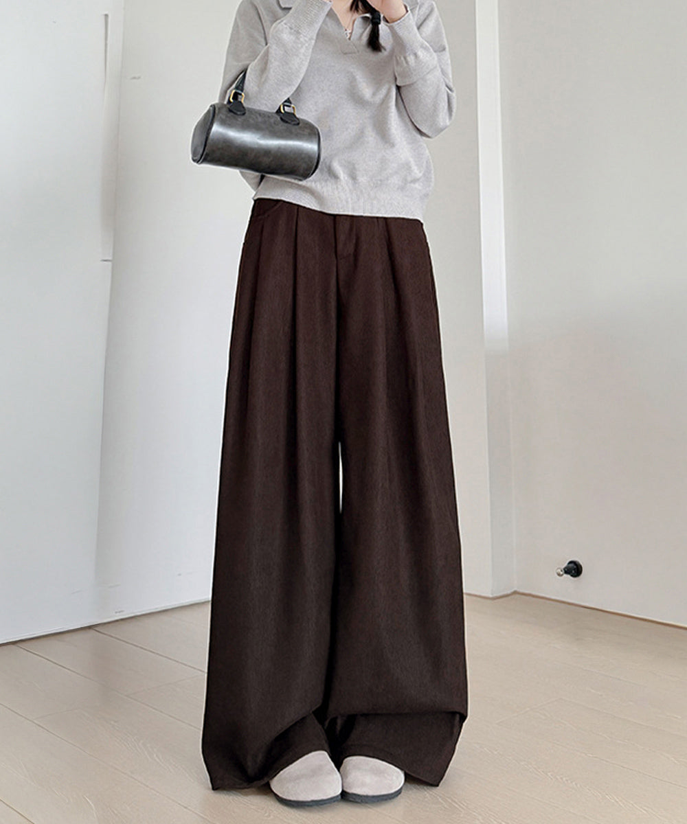 コーデュロイパンツレディースワイドパンツ