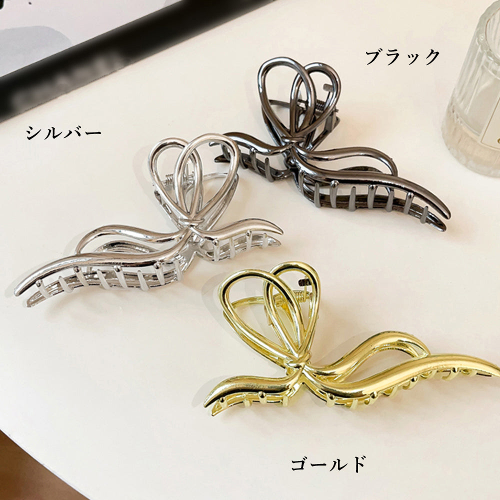 メタルヘアクリップ バンスクリップ 韓国
