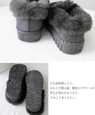 モカシン レディース ボアローファー冬靴