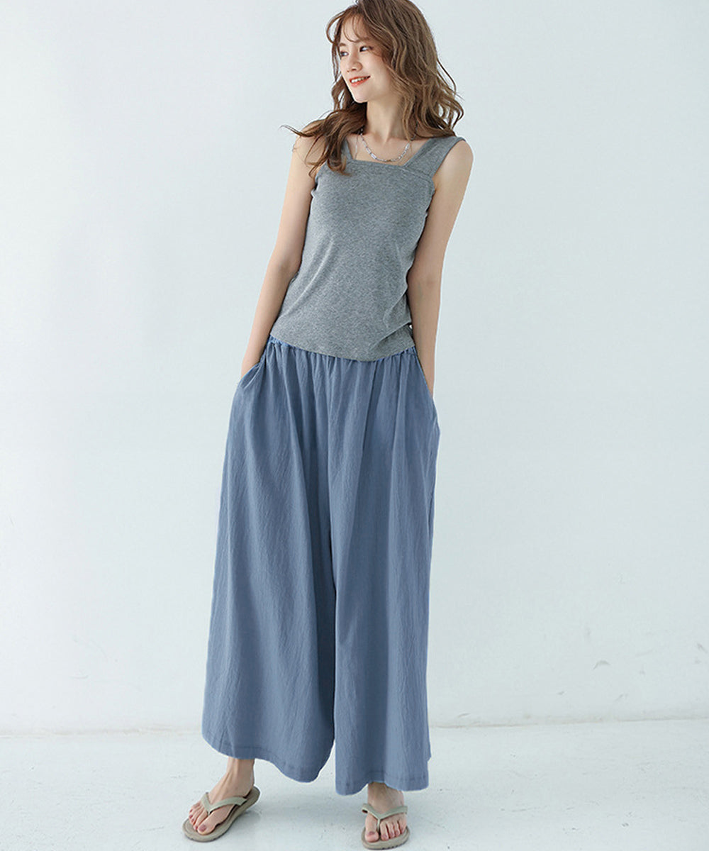 リラックスワイドパンツ キュロットパンツ