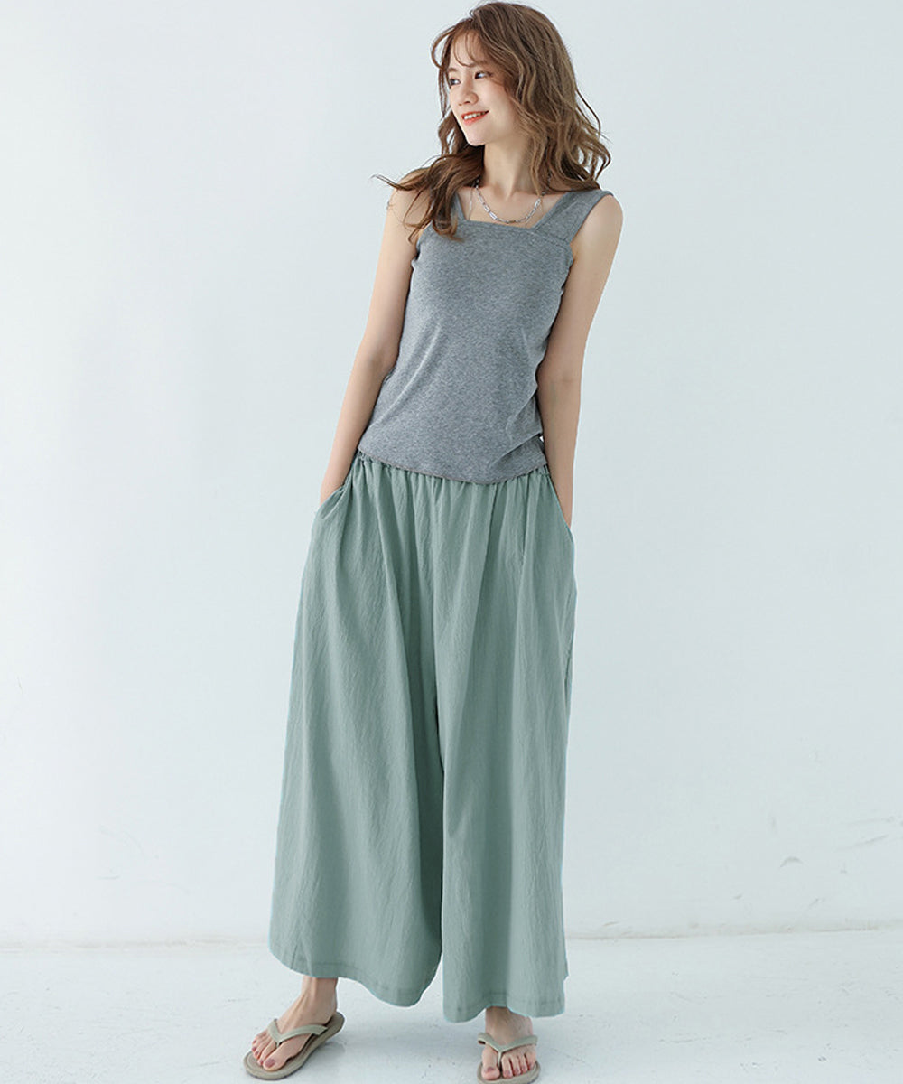 リラックスワイドパンツ キュロットパンツ