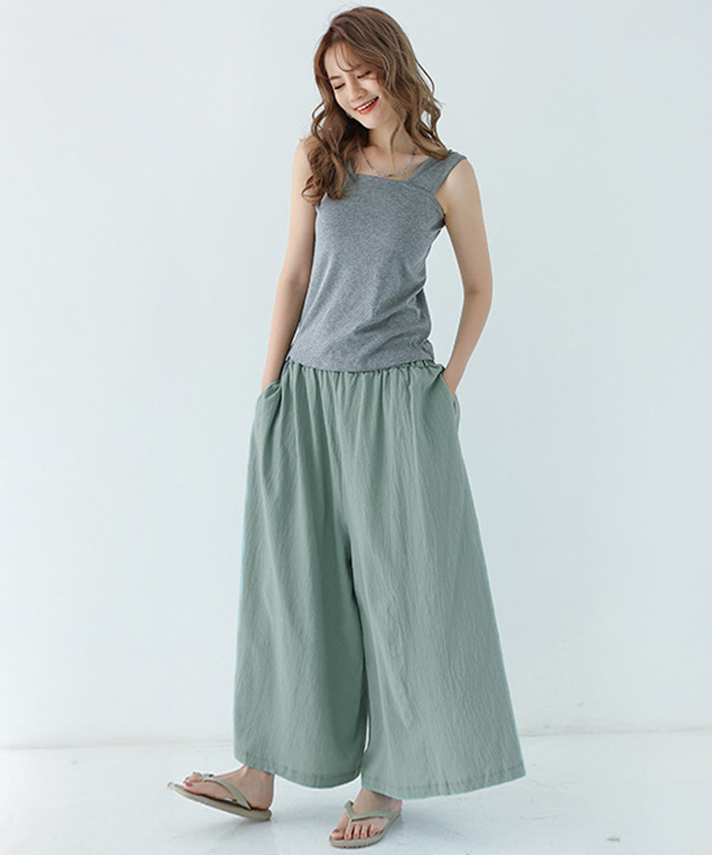 リラックスワイドパンツ キュロットパンツ