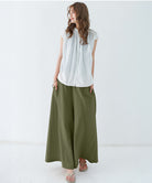リラックスワイドパンツ キュロットパンツ