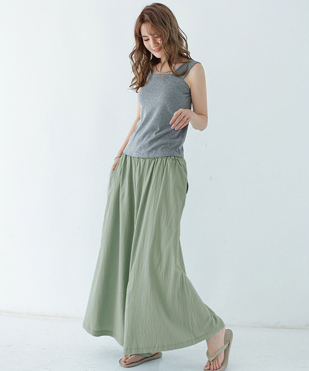 リラックスワイドパンツ キュロットパンツ