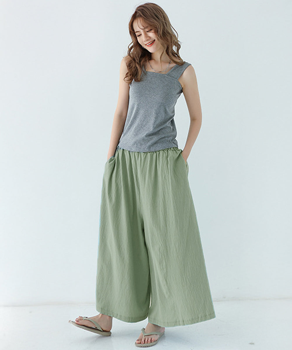 リラックスワイドパンツ キュロットパンツ