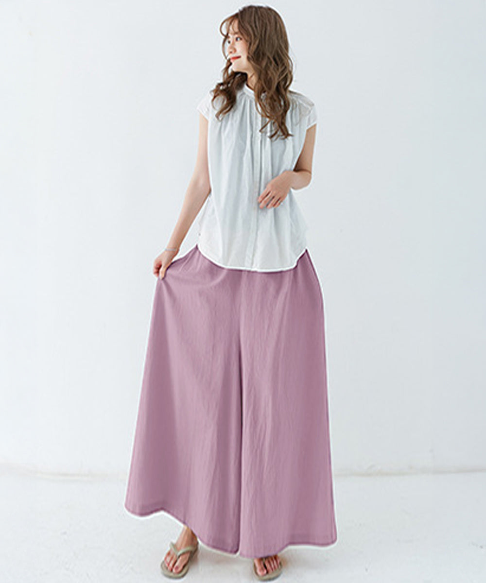 リラックスワイドパンツ キュロットパンツ