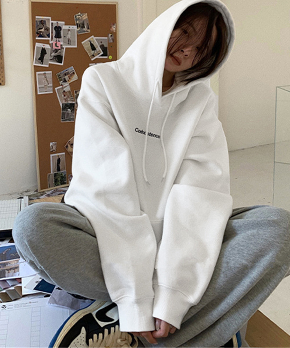 パーカー レディース秋冬裏起毛スウェット 詳細画像1
