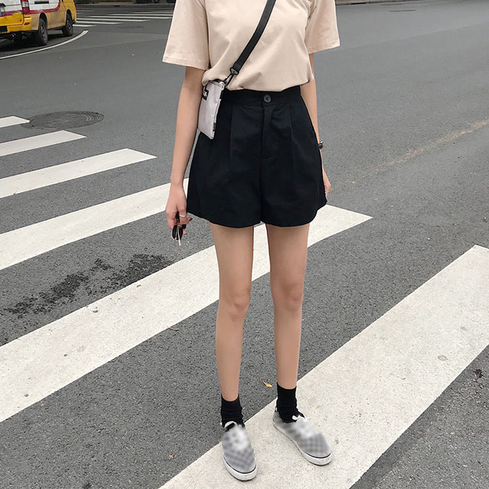 ハイウエスト ショートパンツ レディース 詳細画像10