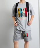 セットアップ メンズ カジュアル 夏服 グレー