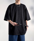 メンズ Tシャツ クルーネックスウェット ブラック