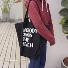 ロゴ キャンバス トートバッグ 2way ブラック