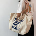 ロゴ キャンバス トートバッグ 2way アイボリー