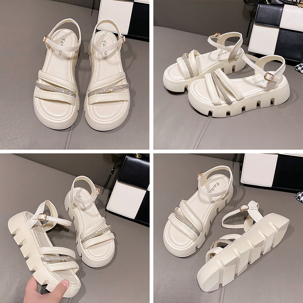 厚底サンダル レディース 美脚シューズ 詳細画像3