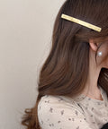 ラインバレッタ ヘアクリップ シンプル レディース ストレートヘアピン おしゃれ ヘアアクセサリー ヘアアレンジ OL向け ヘアスタイリング 髪留め 髪飾り 617XW-006