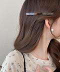 ラインバレッタ ヘアクリップ シンプル レディース ストレートヘアピン おしゃれ ヘアアクセサリー ヘアアレンジ OL向け ヘアスタイリング 髪留め 髪飾り 617XW-006