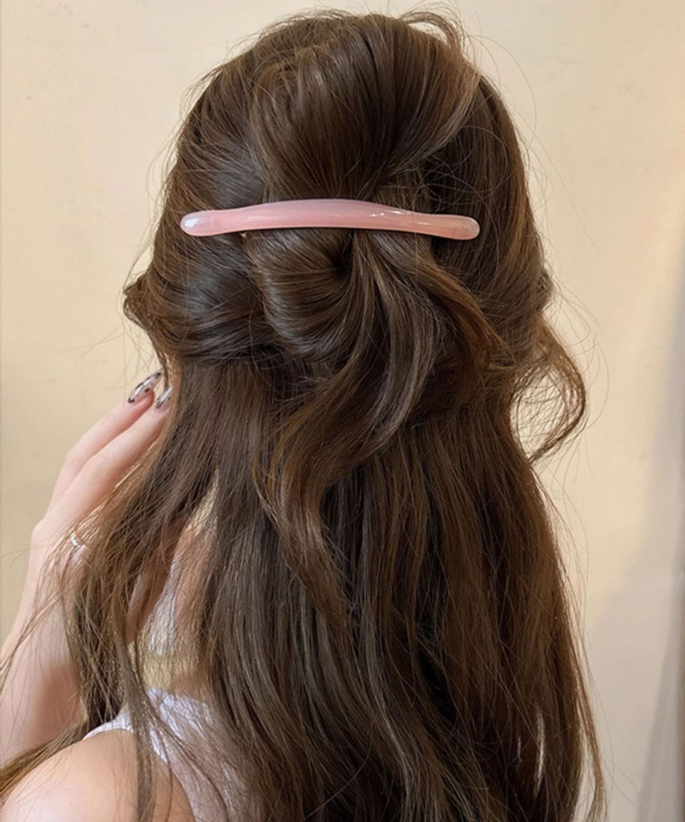 バレッタレディース ヘアアクセサリー レディース ヘアアイテム 大人かわいい マーブル ヘアピン 上品 ヘアアクセ 韓国風 シンプル ヘアクリップ 通勤髪飾り 617XW-007
