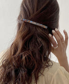 ラインバレッタ ヘアクリップ シンプル