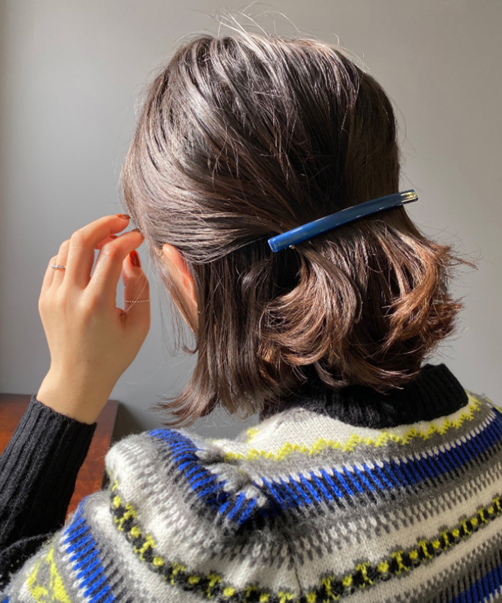 ラインバレッタ ヘアクリップ シンプル