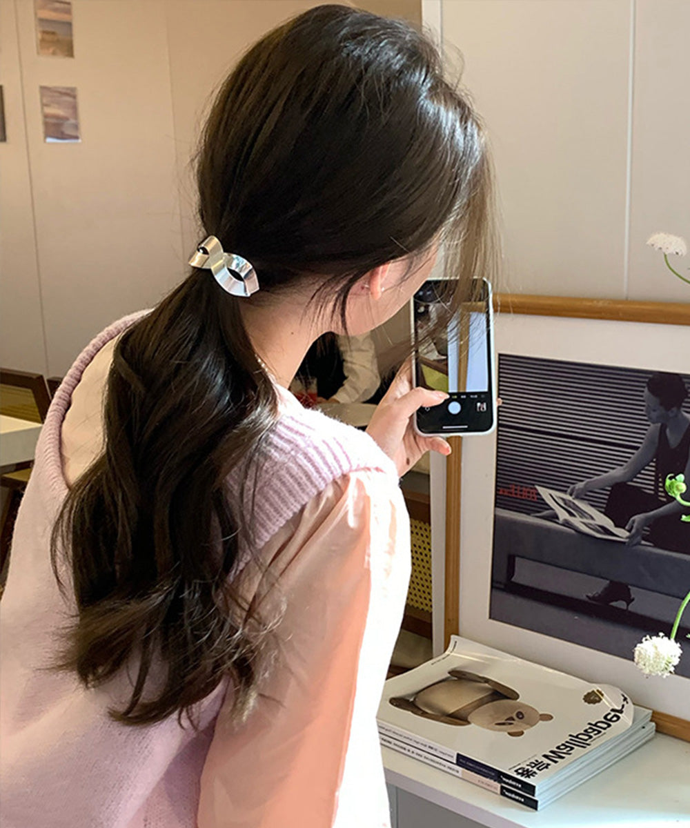 艶感カーブモチーフ 上品 大人用装飾留め