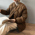 キルティングジャケット 中綿 レディース ブラウン