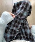 裏起毛チェック柄パンツ 裏ボアパンツ防寒 ロングパンツ レディース ハイウエスト あったか ボトムス カジュアル ストレートパンツ 厚手リラックスパンツ 秋冬美脚 6SHANXU-001