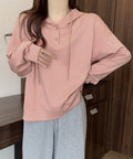 フード付きパーカー フーディートレーナー フード付きスウェット レディース カジュアルトップス 大人可愛いパーカー おしゃれ 体型カバー長袖トップス着やせ 運動着 6YYG-003