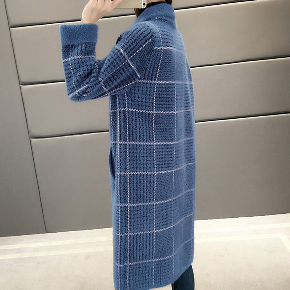 グレンチェック チェスターコート 韓国 詳細画像14