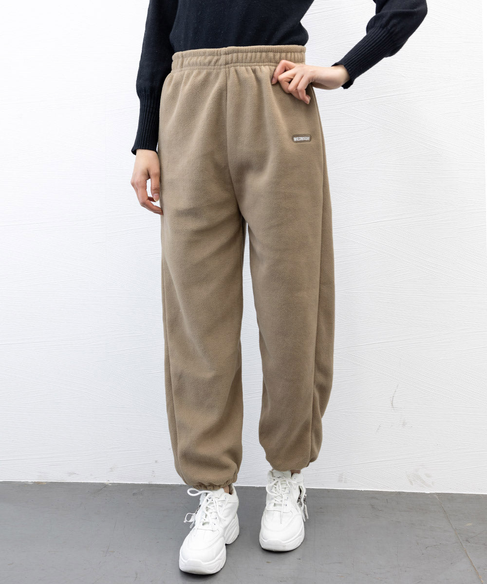 フリースパンツ 暖かいルームウェアパンツ
