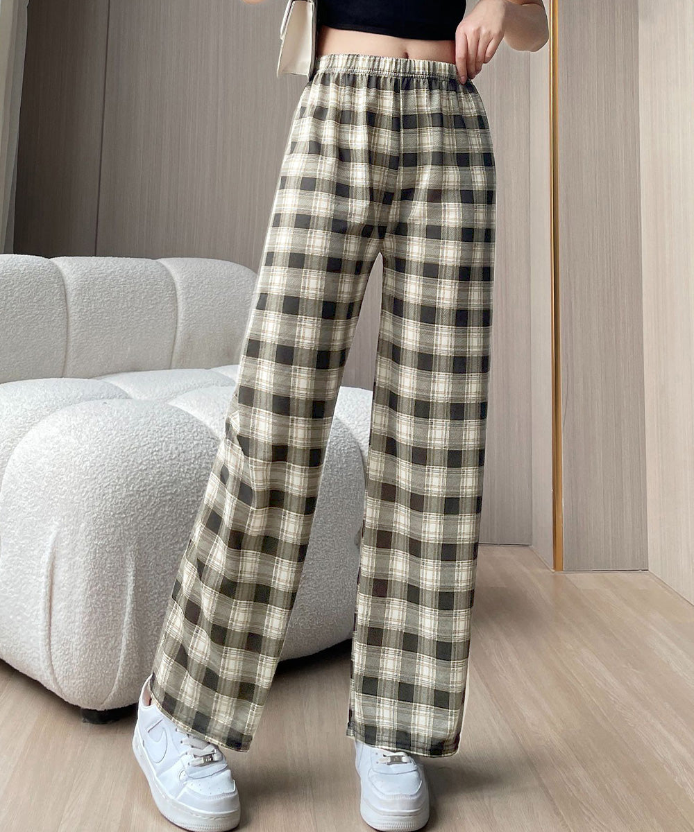 裏起毛チェック柄パンツ 裏ボアパンツ防寒 詳細画像11