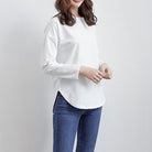 tシャツ スリット カットソー ホワイト