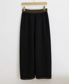 裏起毛ワイドパンツ あったかニットパンツ