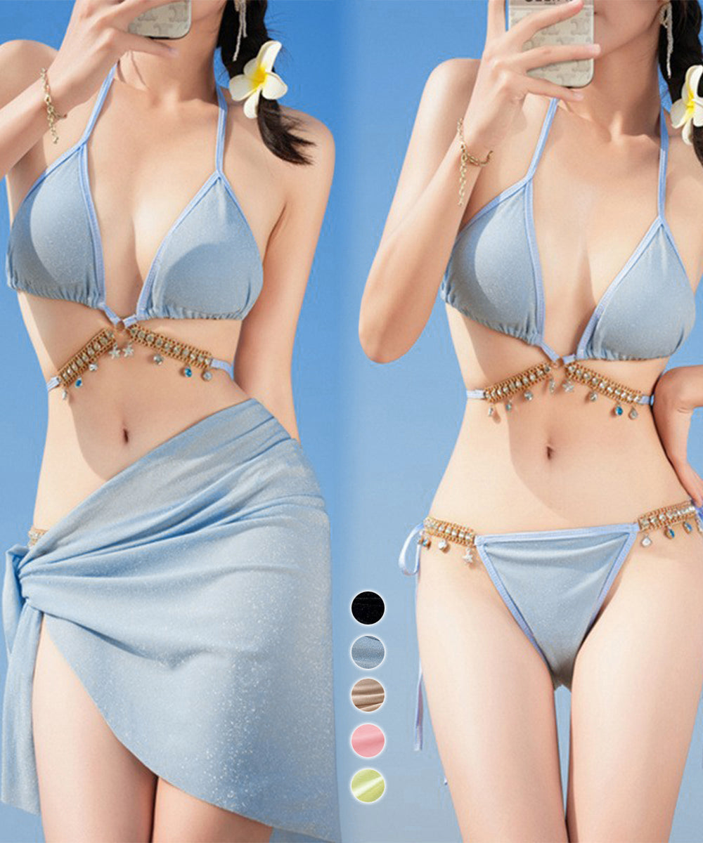 ビキニ セクシー水着3点セットレディース 詳細画像1