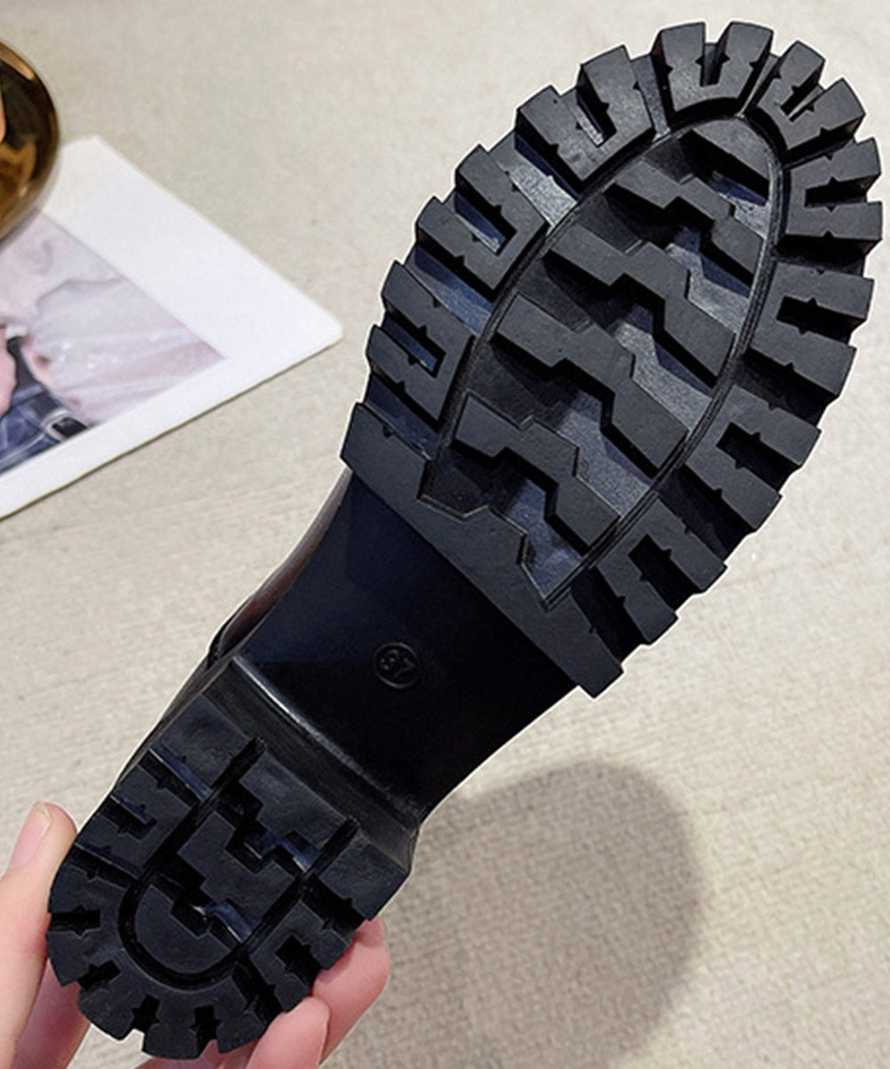 サイドゴアブーツチャンキーヒールブーティ 詳細画像20