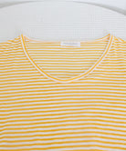 ボーダー柄Tシャツ Vネックカットソー夏 詳細画像28
