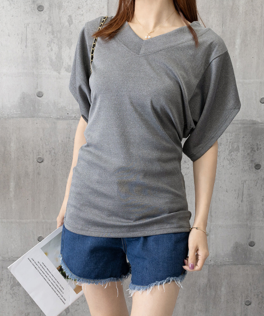 VネックTシャツ レースキャミソール単品 詳細画像23