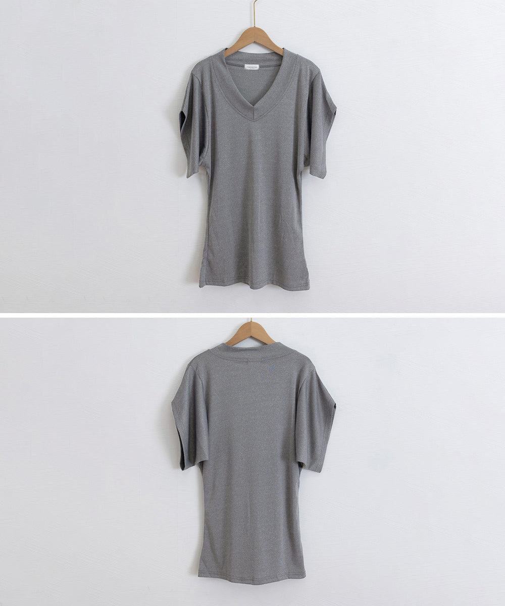 VネックTシャツ レースキャミソール単品 詳細画像32