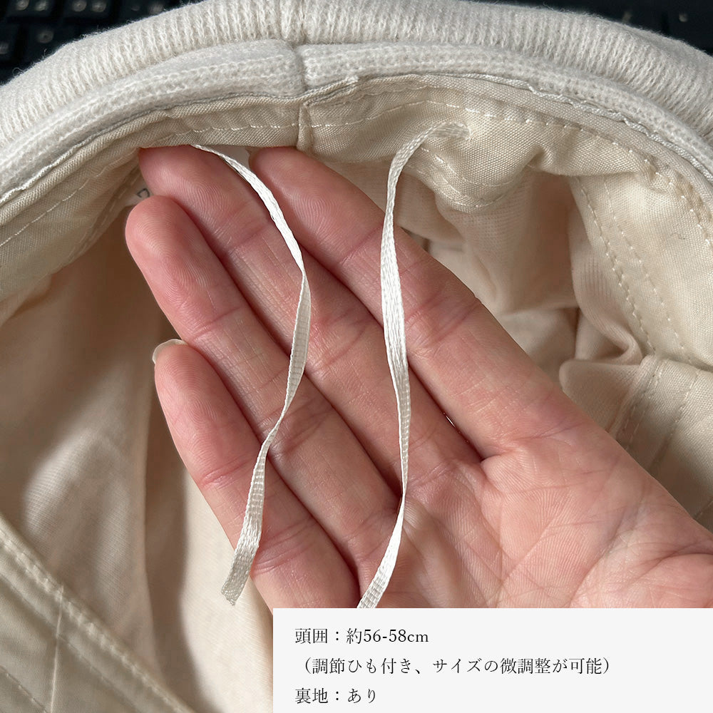 キャスケット 帽子 レディース 韓国風 詳細画像3